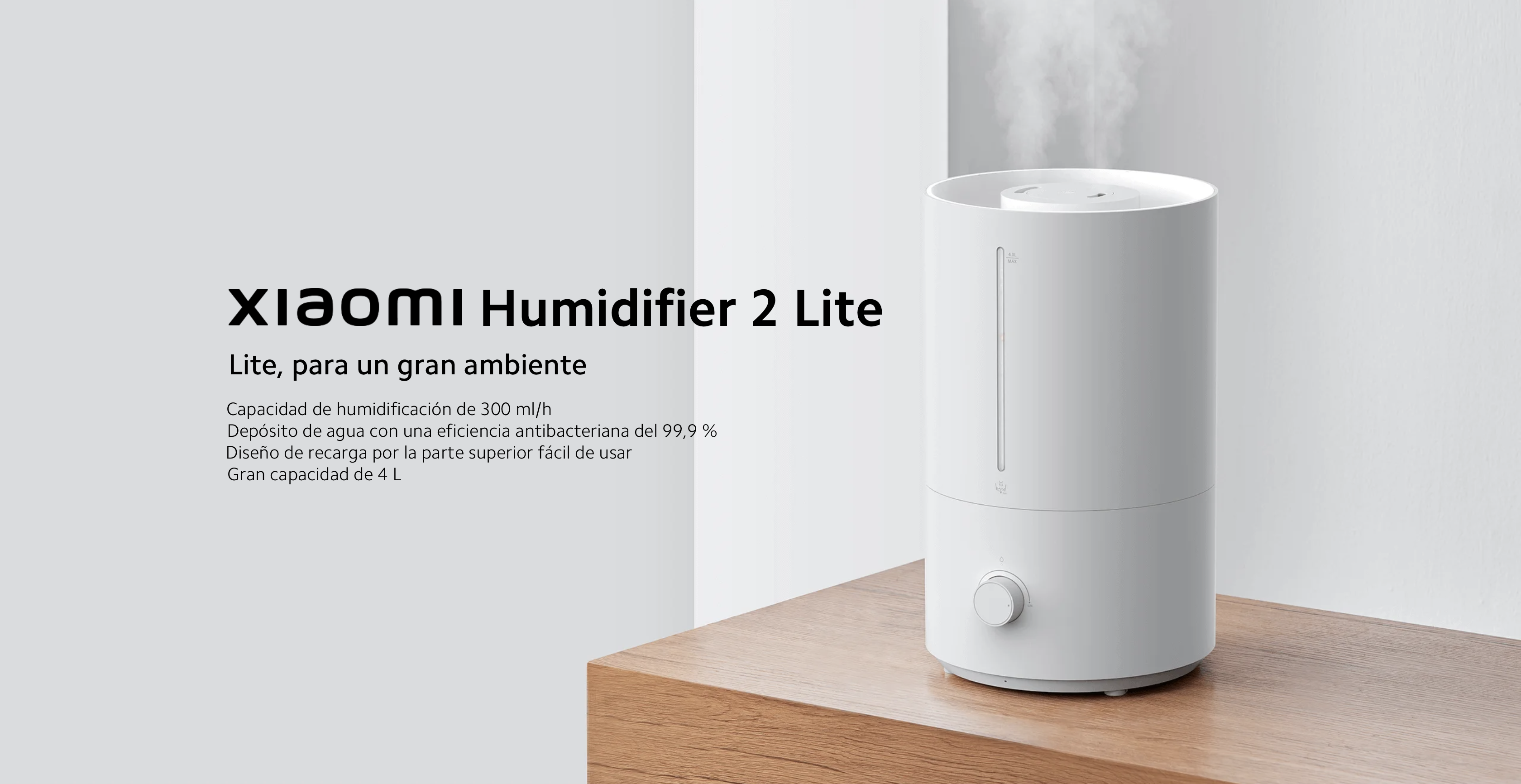 Mi Tienda Online Bolivia SRL - El Humidificador Inteligente Antibacterial # Xiaomi, es uno de los mejores modelos para tu hogar, cuenta con amplió  tanque de agua, tecnología UV para esterilizar el agua