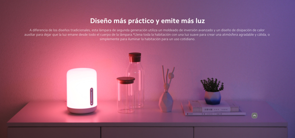 Lámpara Inteligente Xiaomi Mi Bedside Lamp 2 - Vida Smart Bolivia