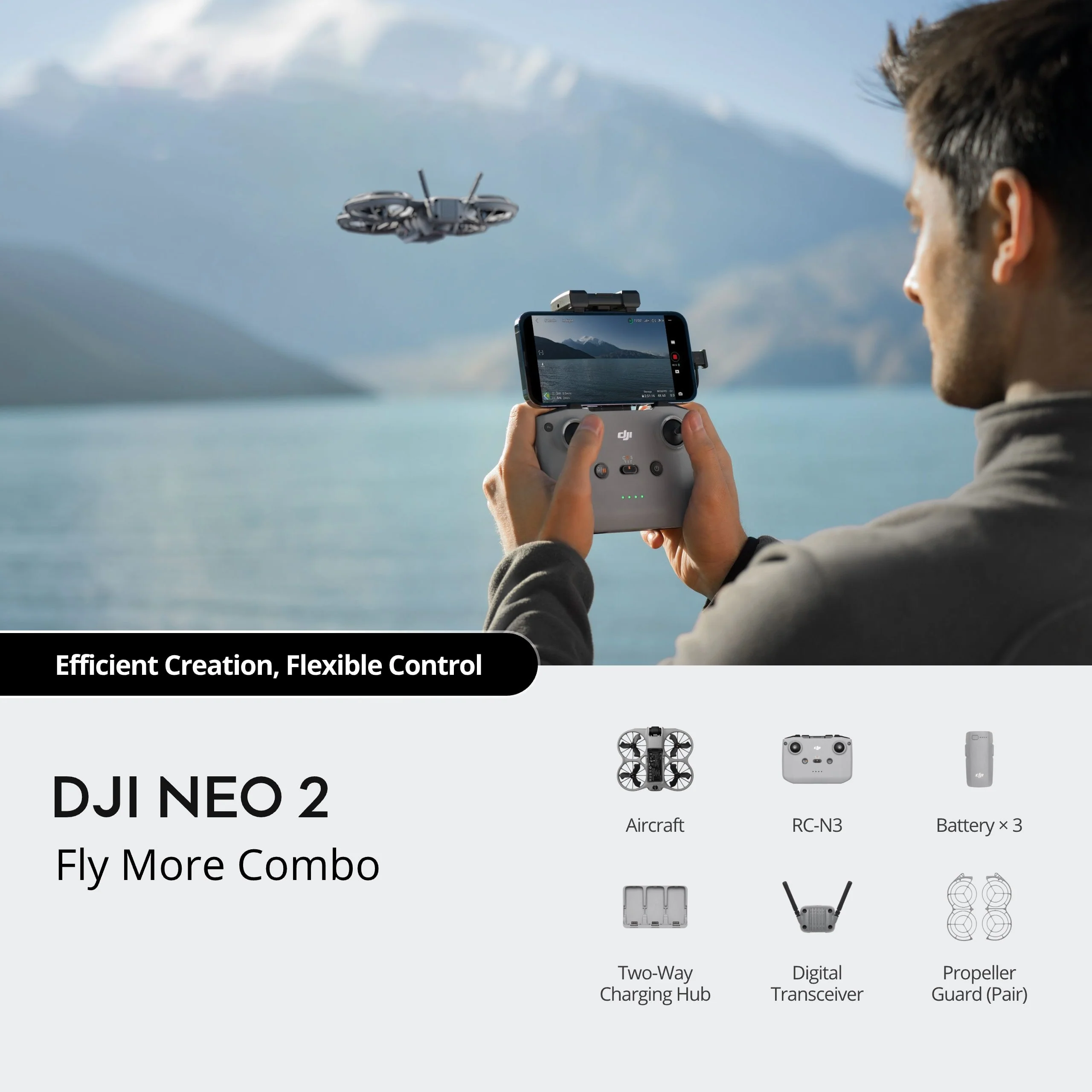 DJI Neo 2 Fly More Combo - Imagen 3