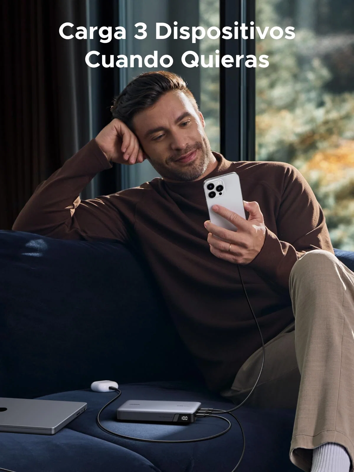 UGREEN Nexode Power Bank 145W 25000mAh, Cargador Portátil - Imagen 6