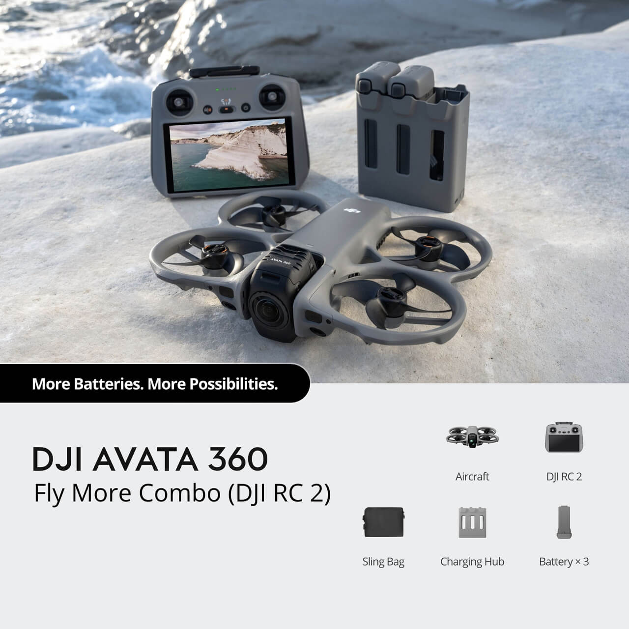 DJI Avata 360 Fly More Combo (DJI RC2) - Imagen 2